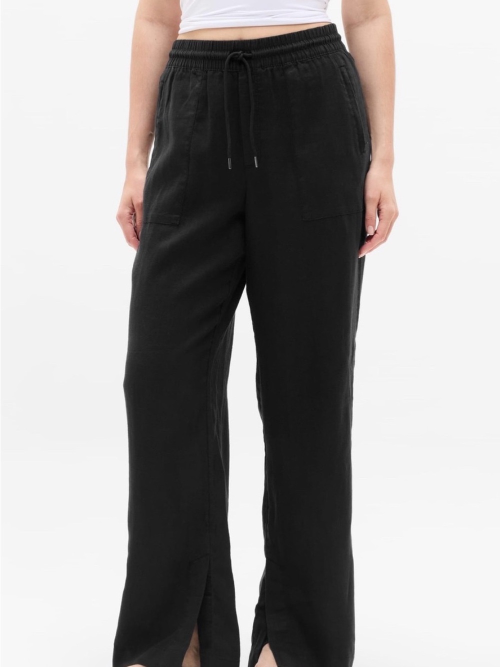 Athleta Retreat Linen Wide Leg Pant